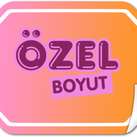 Özel Boyut Etiket
